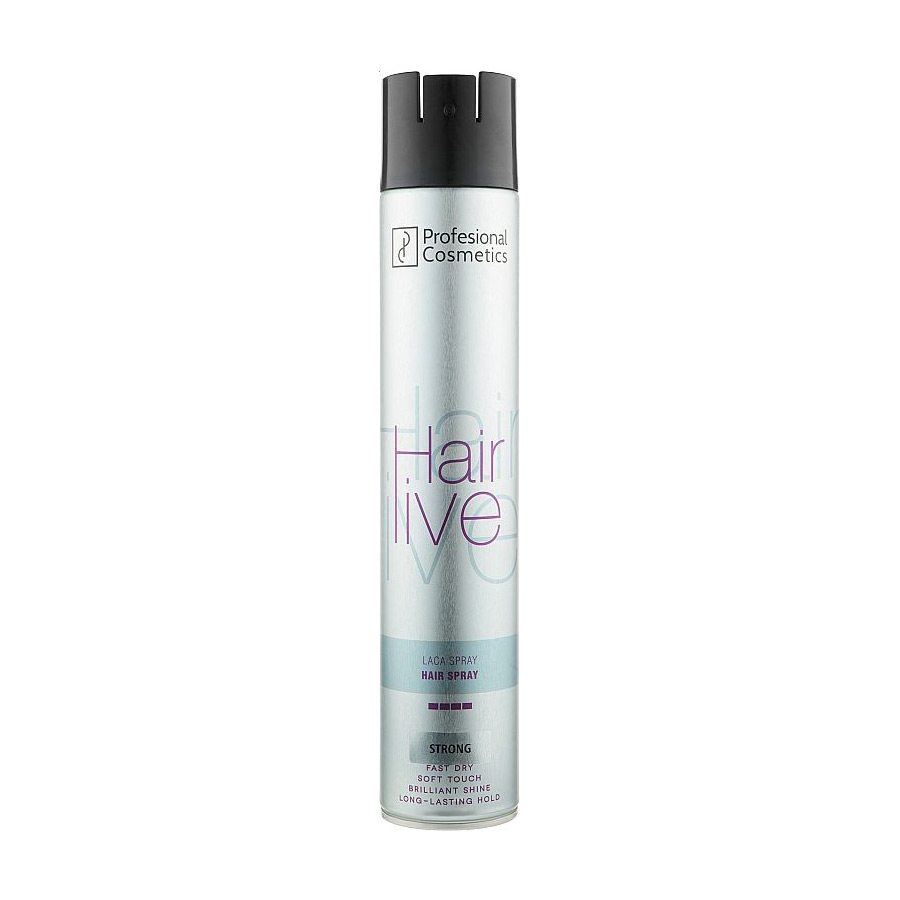 Лак для волосся Profesional Cosmetics Hairlive Strong Hold сильної фіксації, 750 мл